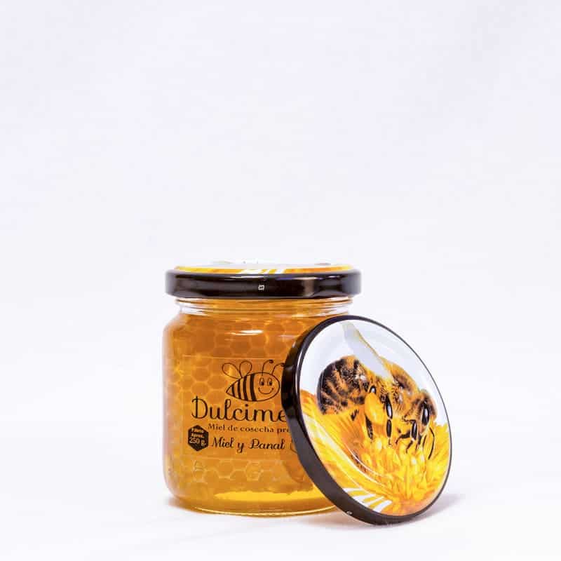 Miel con Panal · 1/4 Kg - Imagen 3